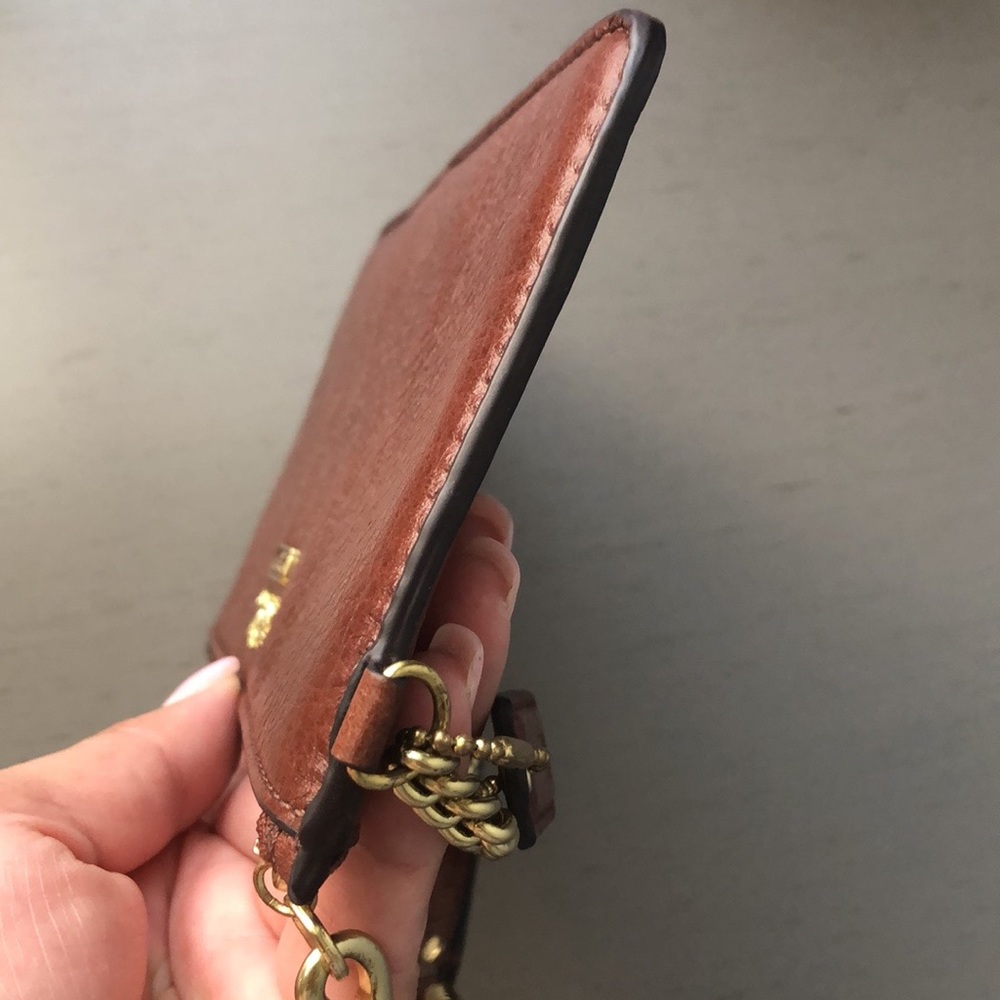 Coach 1941 Wristlet with Chain EUC - Picture 4 of 9